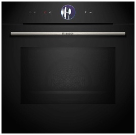 Электрический духовой шкаф Bosch HMG776NB1 59 см, 67 л, гриль и конвекция, черный