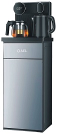 Кулер с чайным столиком AEL Тиабар LD-AEL-81a cool grey