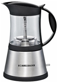 Кофеварка Rommelsbacher EKO 376/G, мощность 365 Вт, нержавеющая сталь