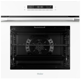 Электрический духовой шкаф Haier HOQ-P16AN5GW 59 см, 72 л гриль конвекция, белый