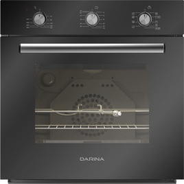 Электрический духовой шкаф Darina 1V5 BDE 111 705 B 59 см, 50 л, гриль и конвекция, черный