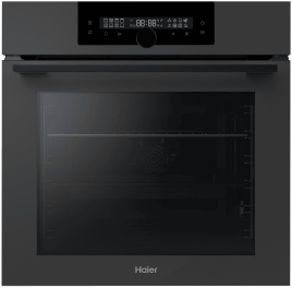 Электрический духовой шкаф Haier HOQ-F6QSN3DG 59 см, 72 л гриль конвекция, графит