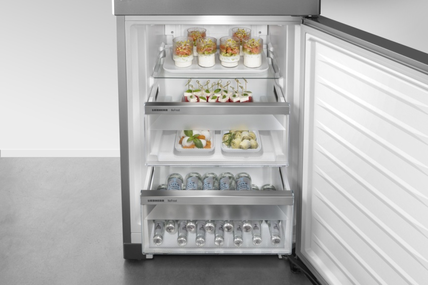 Двухкамерный холодильник Liebherr CBNstd 5783-20 001 No frost, серебристый фото 9