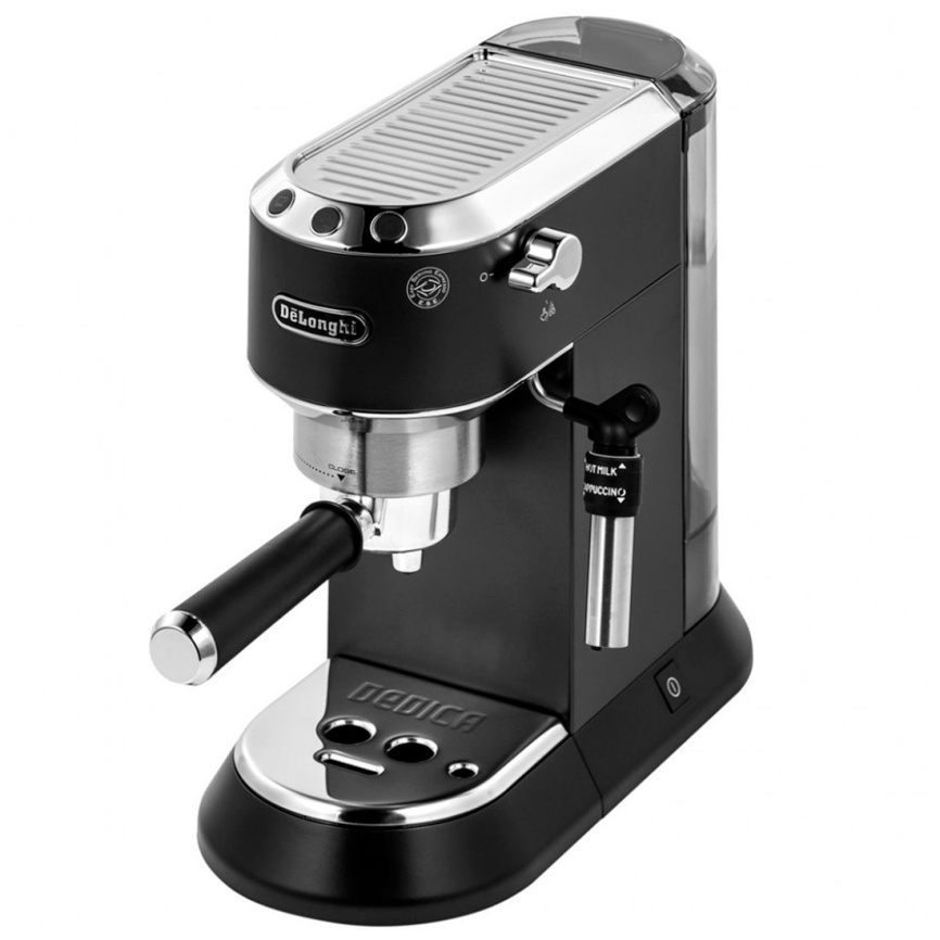 Кофеварка De’Longhi EC 685.BK, рожковая, съемный поддон, черная фото 1
