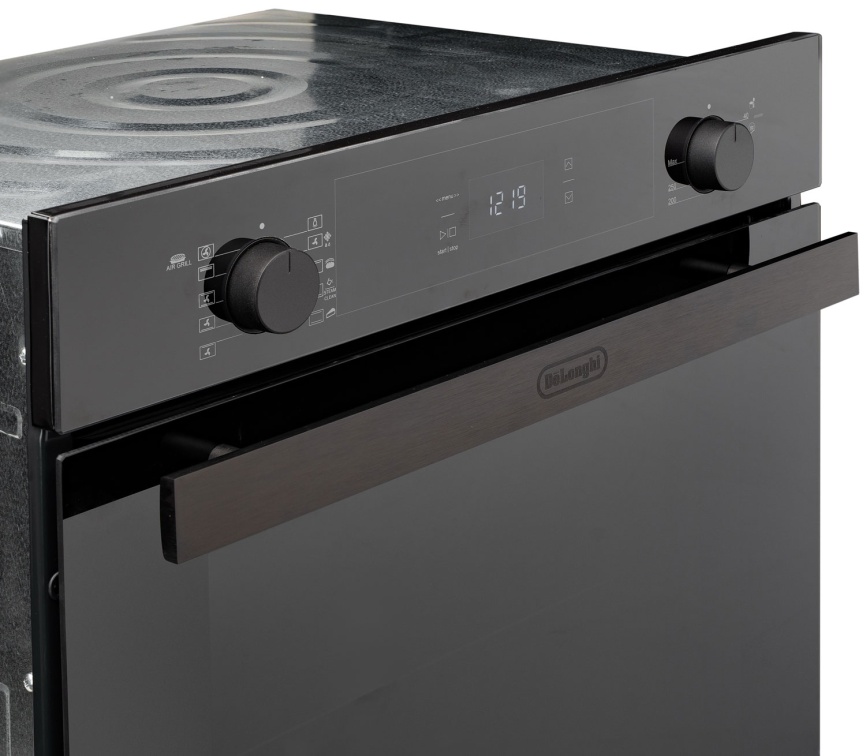 Электрический духовой шкаф De’Longhi DEO 755 NB RAMONA 59 см, 72 л, гриль и конвекция, черный фото 6