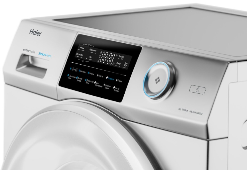 Стиральная машина Haier HW70-BP12969BE 7 кг, белый фото 4