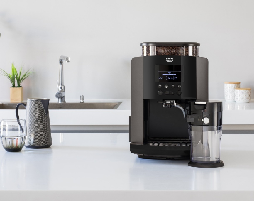 Кофемашина автоматическая Krups Arabica EA819E10 черный фото 8