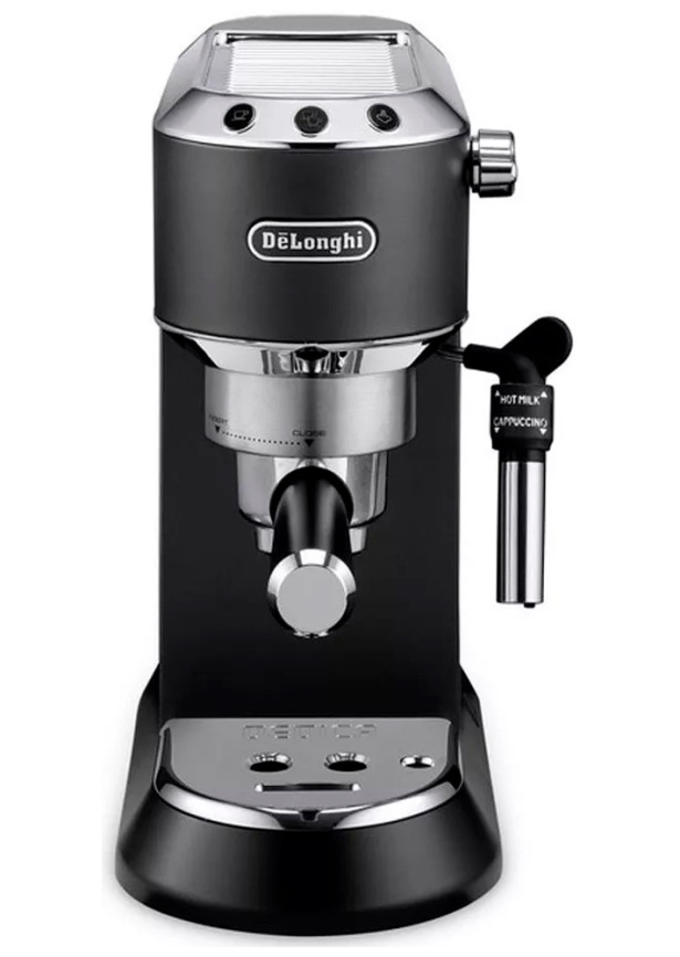 Кофеварка De’Longhi EC 685.BK, рожковая, съемный поддон, черная фото 2
