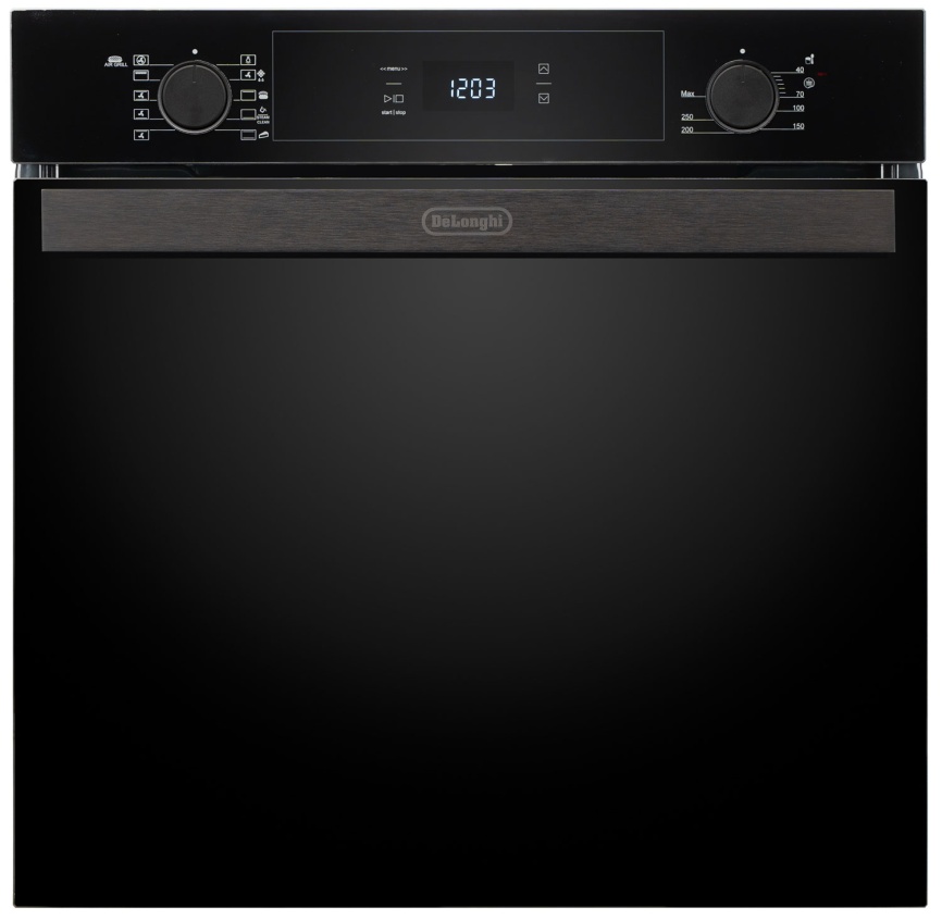 Электрический духовой шкаф De’Longhi DEO 755 NB RAMONA 59 см, 72 л, гриль и конвекция, черный фото 1