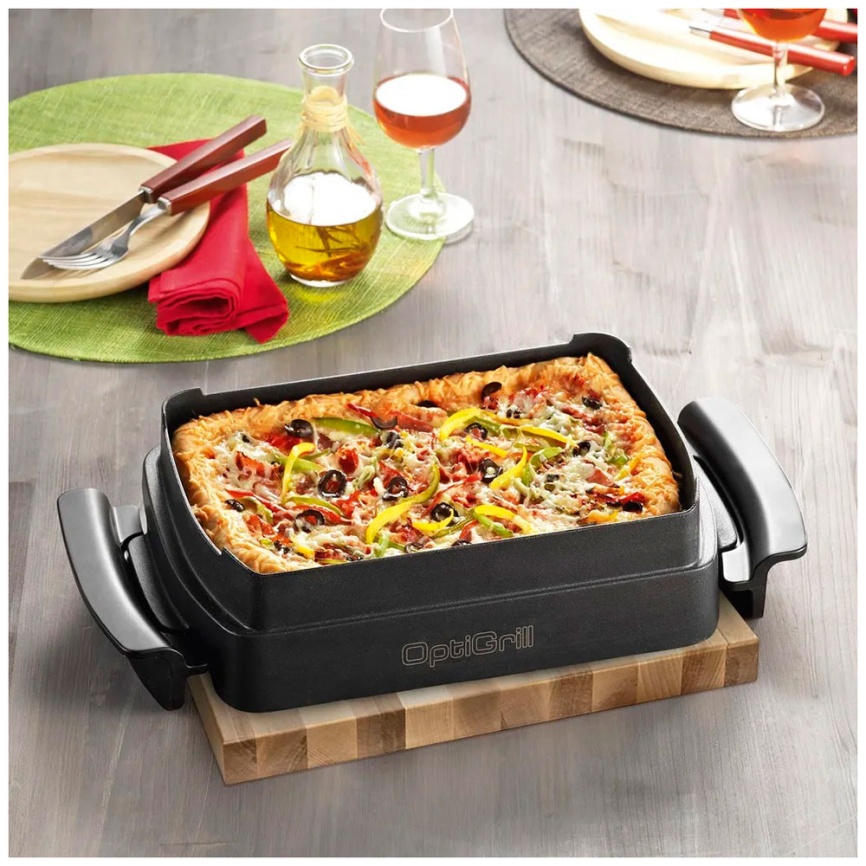 Насадка для запекания Tefal Optigrill, XA732810, черный фото 16