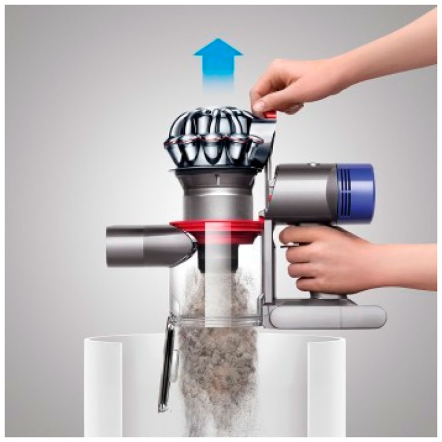 Беспроводной вертикальный пылесос Dyson V8 Absolute SV25 в цвете Silver/Yellow фото 7