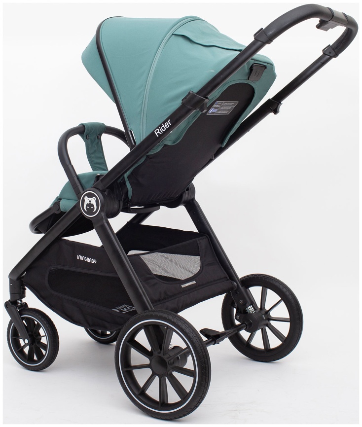 Коляска 2 в 1 Ining Baby KR345 Plus green фото 2