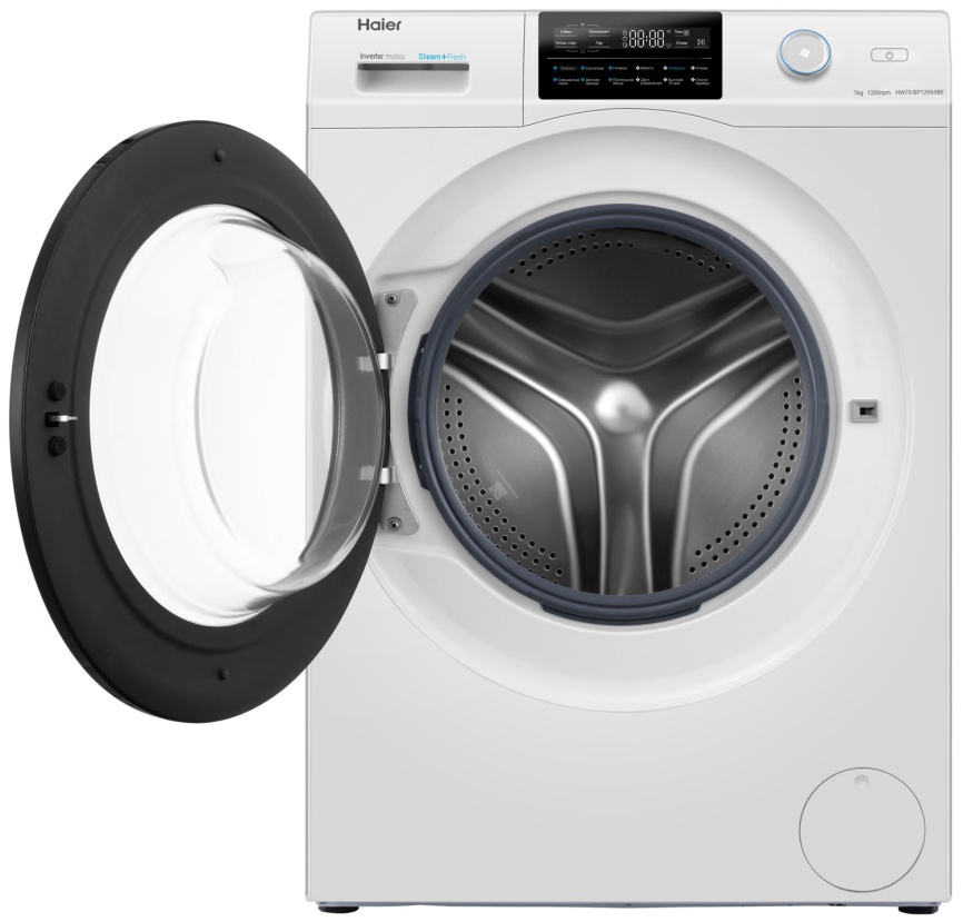 Стиральная машина Haier HW70-BP12969BE 7 кг, белый фото 3
