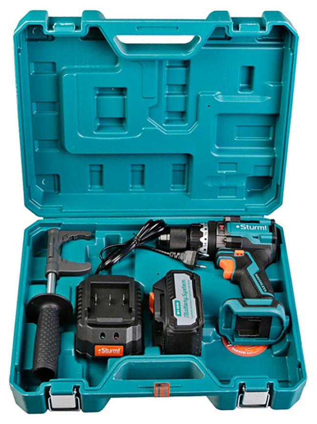 Дрель аккумуляторная Sturm! CD1655BLI, б/щ, 18 В 1BatterySystem, 130 Нм, 1х4.0 Ач, кейс фото 10