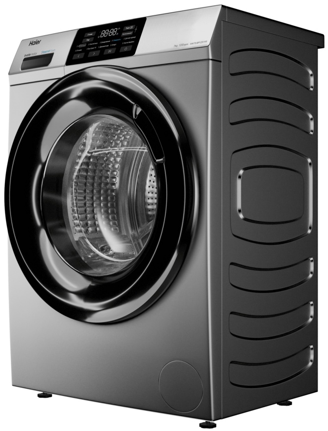 Стиральная машина Haier HW70-BP12919S 6,5 кг, серебристый фото 1