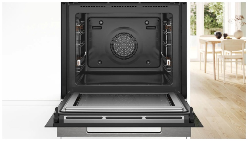 Электрический духовой шкаф Bosch HMG776NB1 59 см, 67 л, гриль и конвекция, черный фото 4