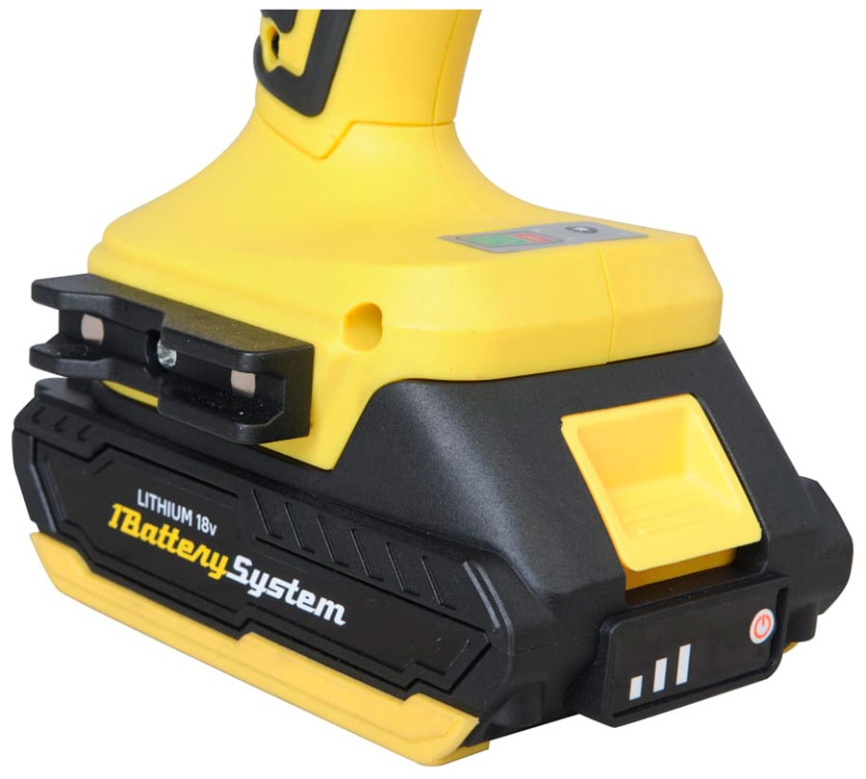Дрель аккумуляторная Hanskonner HCD1855R 1BatterySystem (2 аккумулятора, кейс) фото 4