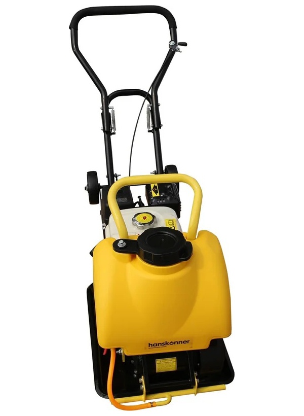 Виброплита Hanskonner HPC90W 4.8 лс, 535x43 см, 5500 виб/мин, Honda GX160 (коврик, колеса) фото 5