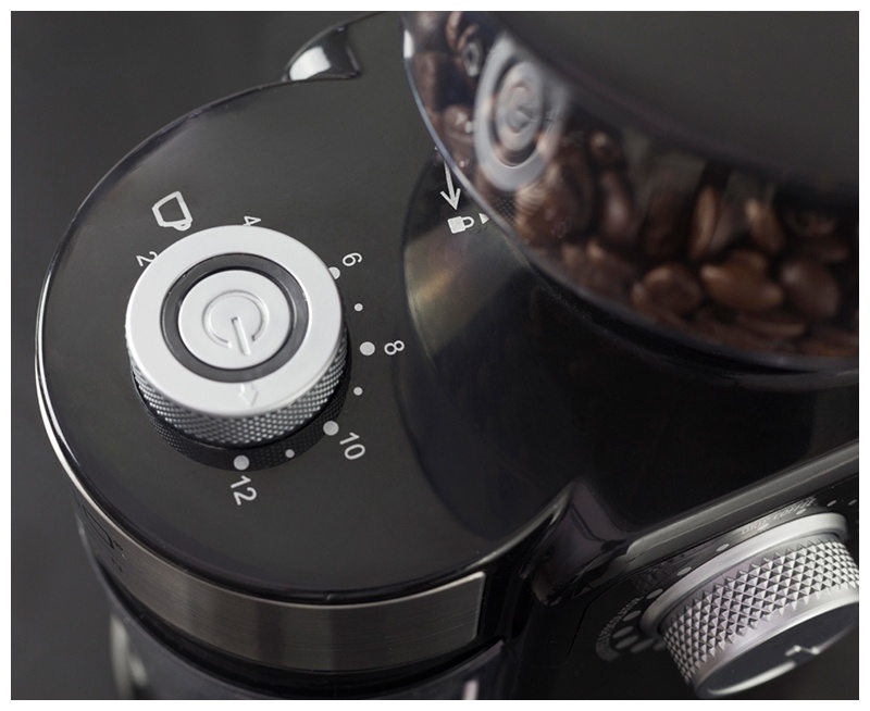 Кофемолка Caso Barista Crema, мощность 150 Вт, нержавеющая сталь фото 4