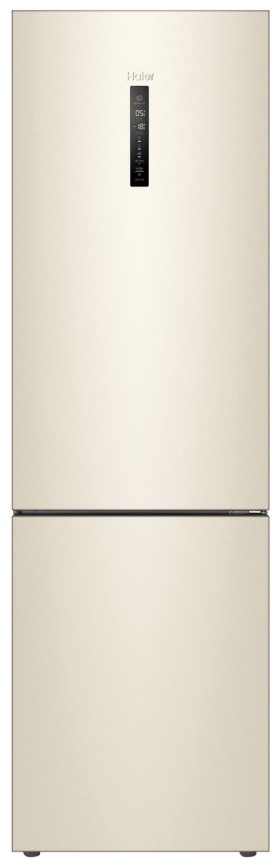 Двухкамерный холодильник Haier C4F640CCGU1 No frost, кремовый фото 1