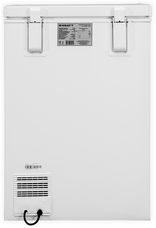 Морозильный ларь Kraft BD (W)-102QX A 110 л, белый фото 5