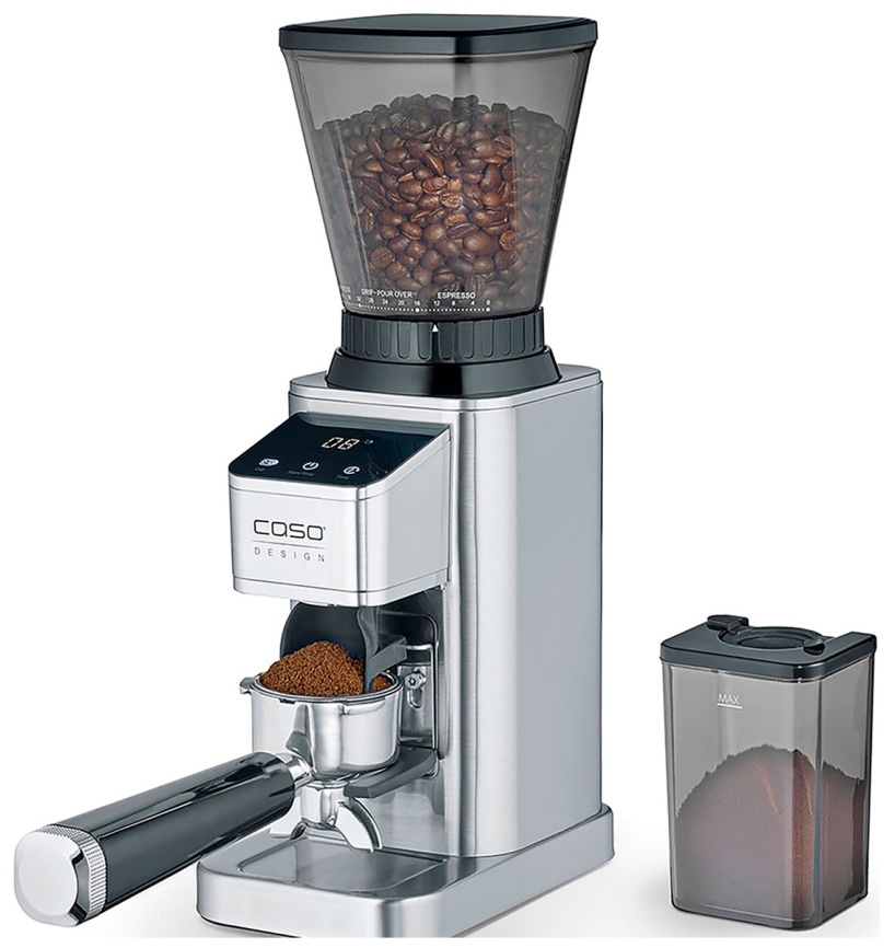 Кофемолка Caso BaristaChef Inox, 48 уровней помола, нержавеющая сталь фото 2