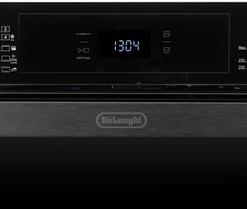 Электрический духовой шкаф De’Longhi DEO 755 NB RAMONA 59 см, 72 л, гриль и конвекция, черный фото 5