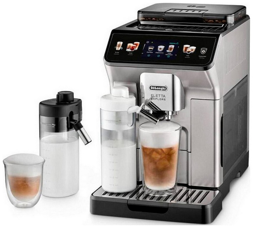 Кофемашина автоматическая De’Longhi ECAM450.55.S, дисплей, 19 бар фото 1