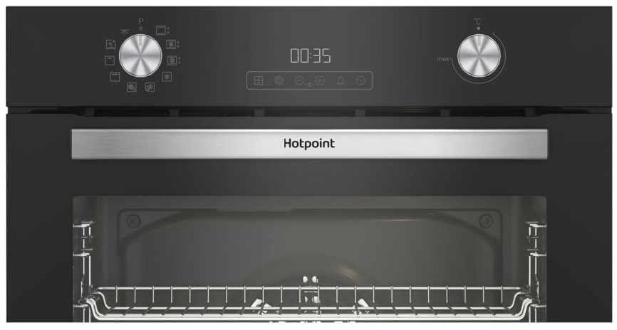 Электрический духовой шкаф Hotpoint FE8 831 JSH BLG 59 см, 72 л, гриль и конвекция, черный фото 3