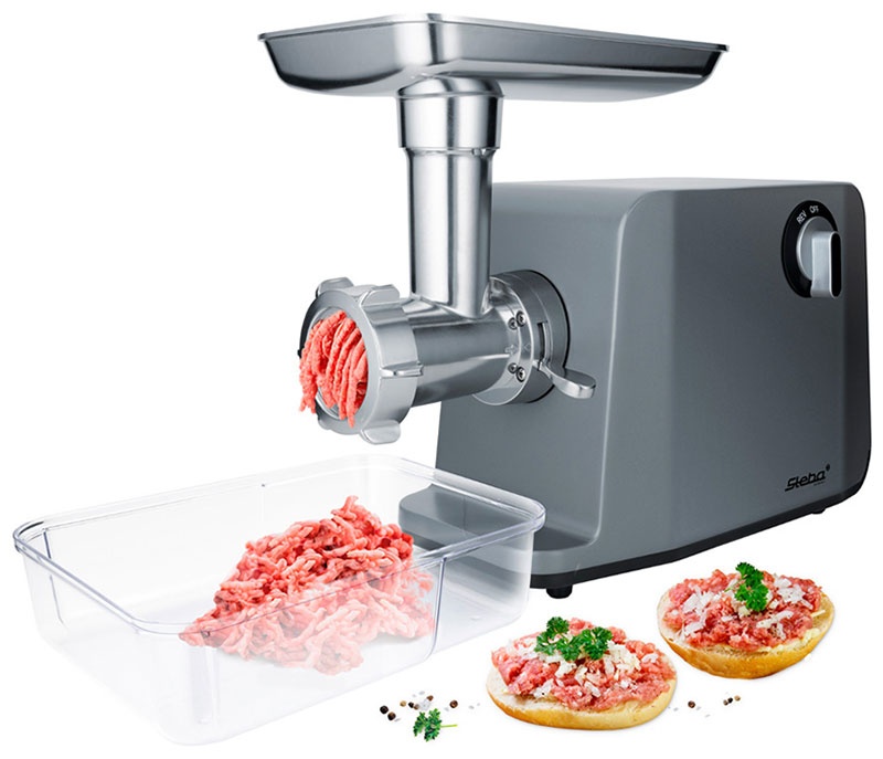 Мясорубка Steba MG 3000, мощность 3000 Вт, 2 скорости, реверс, 3 диска фото 6