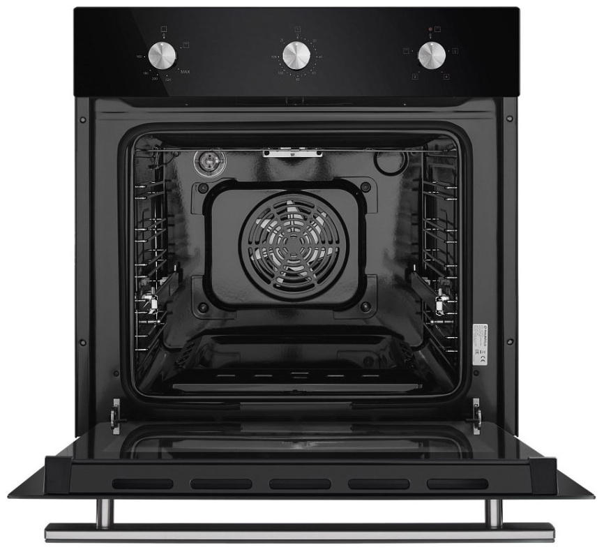 Газовый духовой шкаф Maunfeld EOGC604B 59 см, 60 л гриль конвекция, черный фото 3