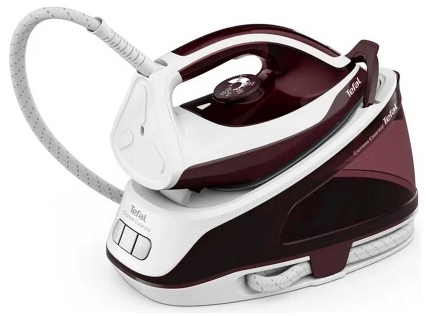 Парогенератор Tefal Express Essential SV6120E0, 5,5 бар, бордовый фото 1