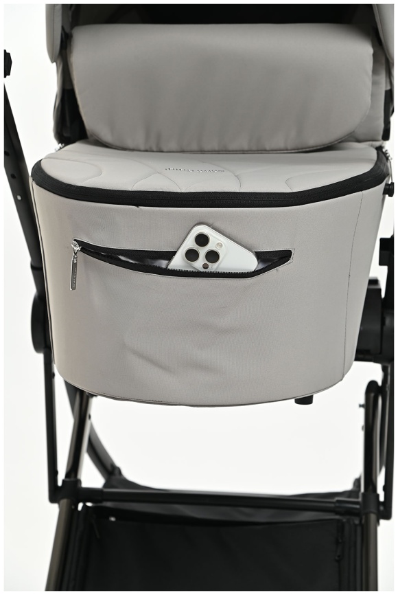  Коляска 2 в 1 Ining Baby KR350 light grey фото 11
