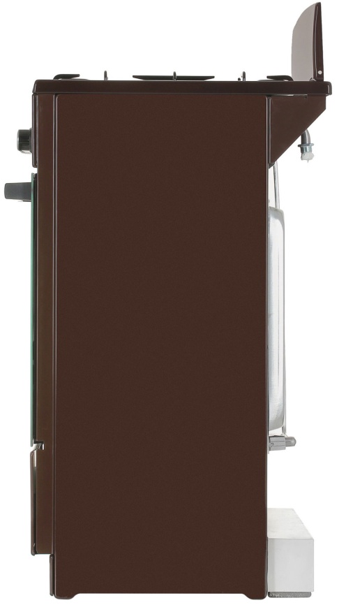 Газовая плита De luxe 5040.48г (щ)-014 50 см, 43 л, 4 конфорки, коричневый фото 3