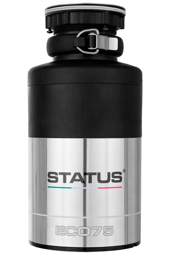 Измельчитель пищевых отходов Status EC075, черный, серебристый металлик (09810901) фото 1