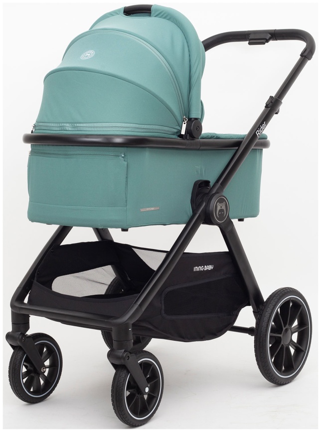 Коляска 2 в 1 Ining Baby KR345 Plus green фото 8