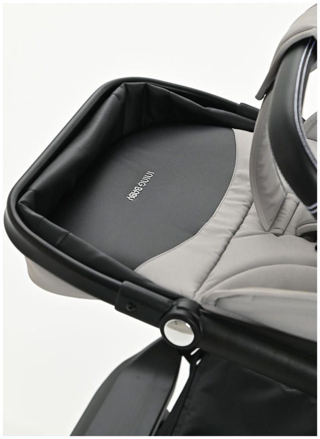  Коляска 2 в 1 Ining Baby KR350 light grey фото 16