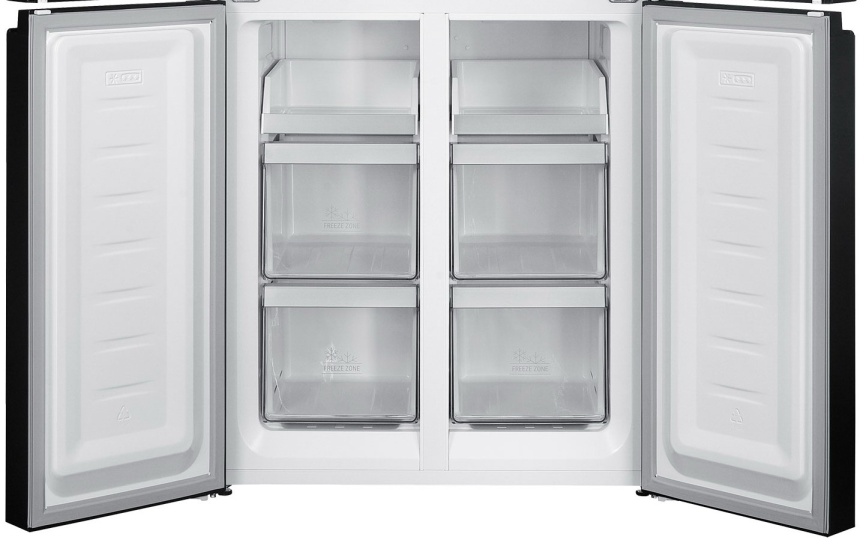 Многокамерный холодильник Hotpoint HFL4 522I XBR No frost, черный фото 6