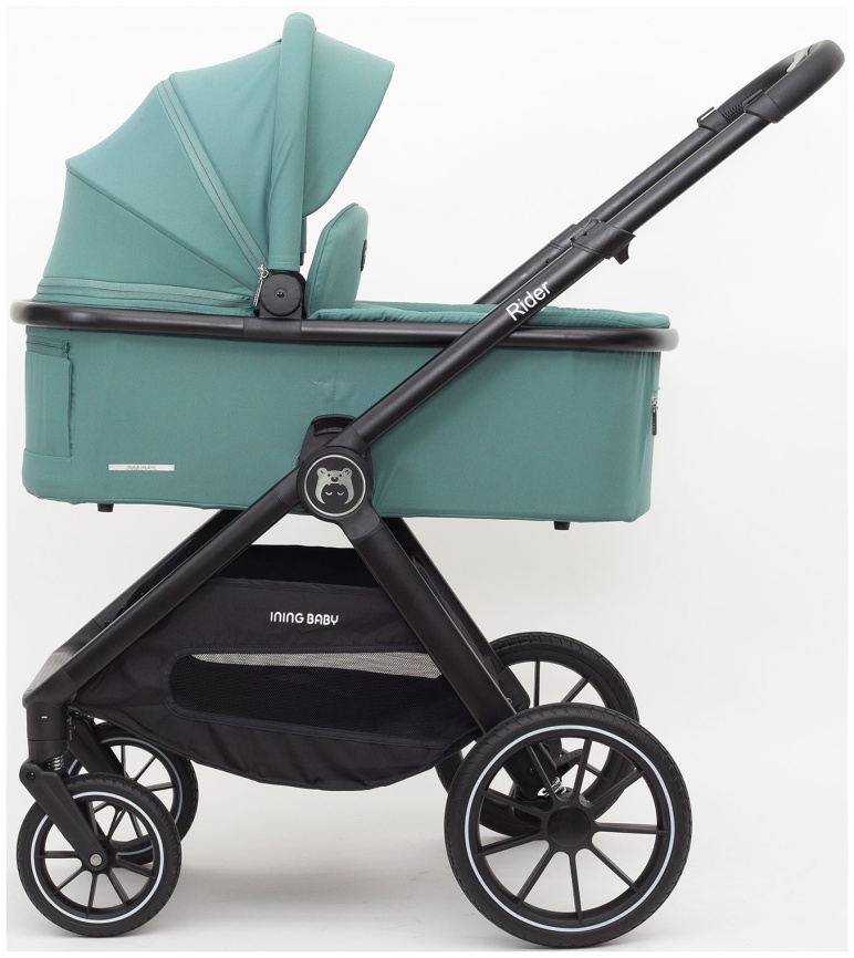 Коляска 2 в 1 Ining Baby KR345 Plus green фото 7