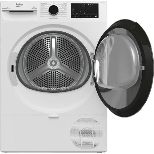 Сушильная машина с тепловым насосом Beko B3T4723, 7 кг, отложенный старт, белый фото 2