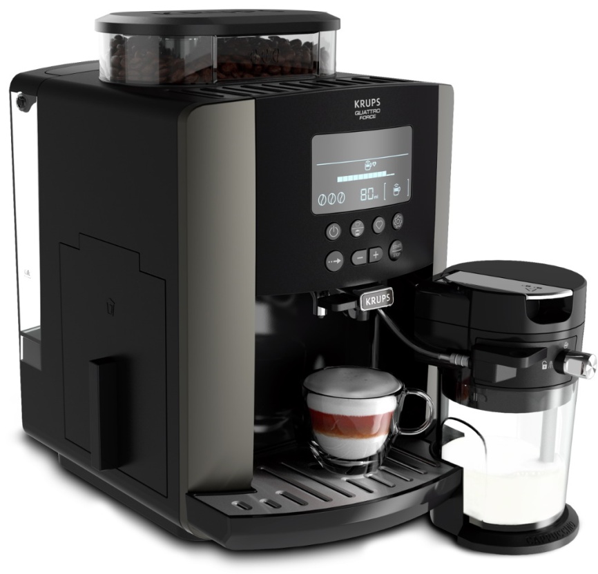 Кофемашина автоматическая Krups Arabica EA819E10 черный фото 3