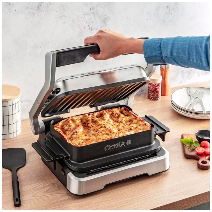 Насадка для запекания Tefal Optigrill, XA732810, черный фото 14