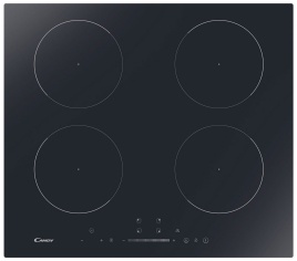 Электрическая варочная панель Candy CIS642SCTT 59 см, 4 конфорки стеклокерамика электроподжиг, черный