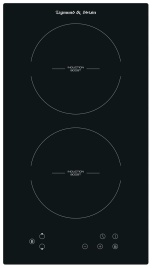 Электрическая варочная панель Zigmund & Shtain CI 33.3 B 28 см, 2 конфорки стеклокерамика, черный