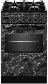 Комбинированная плита Gefest 5502-04 0053 50 см, 55 л, 4 конфорки, черный