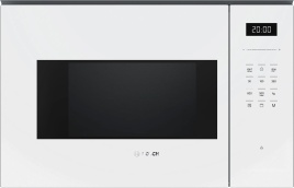 Встраиваемая микроволновая печь СВЧ Bosch BEL554MW2 25л, белый