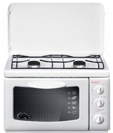 Настольная плита Gefest Брест ПНС 2Д-100 55 см, 2 конфорки, белый