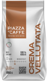 Кофе зерновой Piazza del Caffe Crema Vellutata 1кг