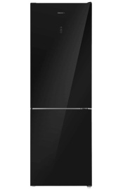 Двухкамерный холодильник Maunfeld MFF185NFB Inverter No frost, черный