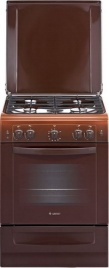 Газовая плита Gefest 6100-02 0010 60 см, 52 л, 4 конфорки, коричневый